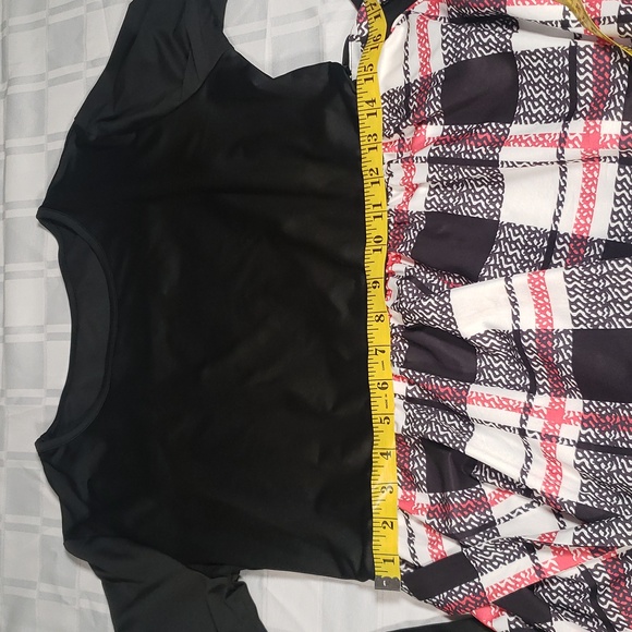 🧑🎄10/10🧑🎄👌Xl Plaid crew neck long sleeve dress by Shein👌 - Picture 9 of 11